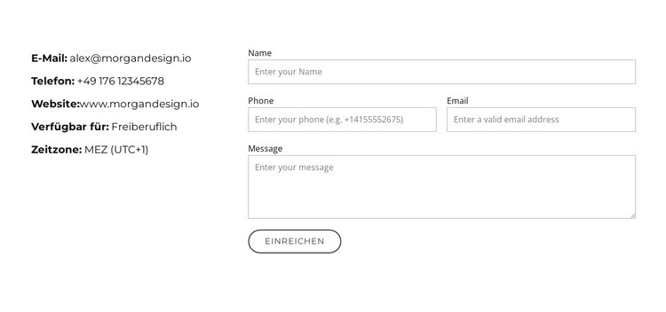 Ideen in Schnittstellen umwandeln Landing Page