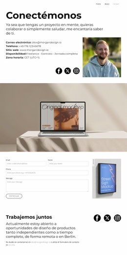 Página De Destino Multipropósito Para Diseño Digital Que Funciona