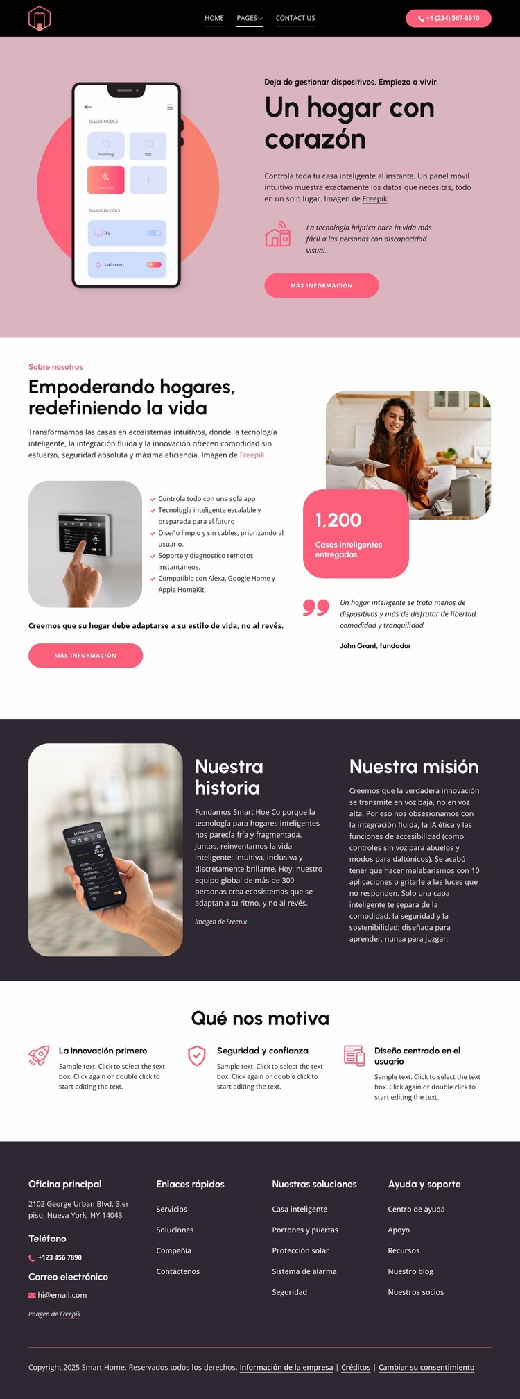 La vida sin problemas empieza aquí Plantilla Joomla