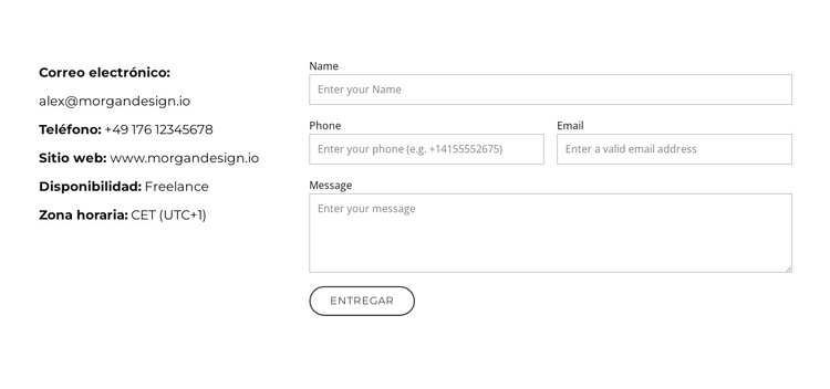 Convertir ideas en interfaces Plantilla de sitio web