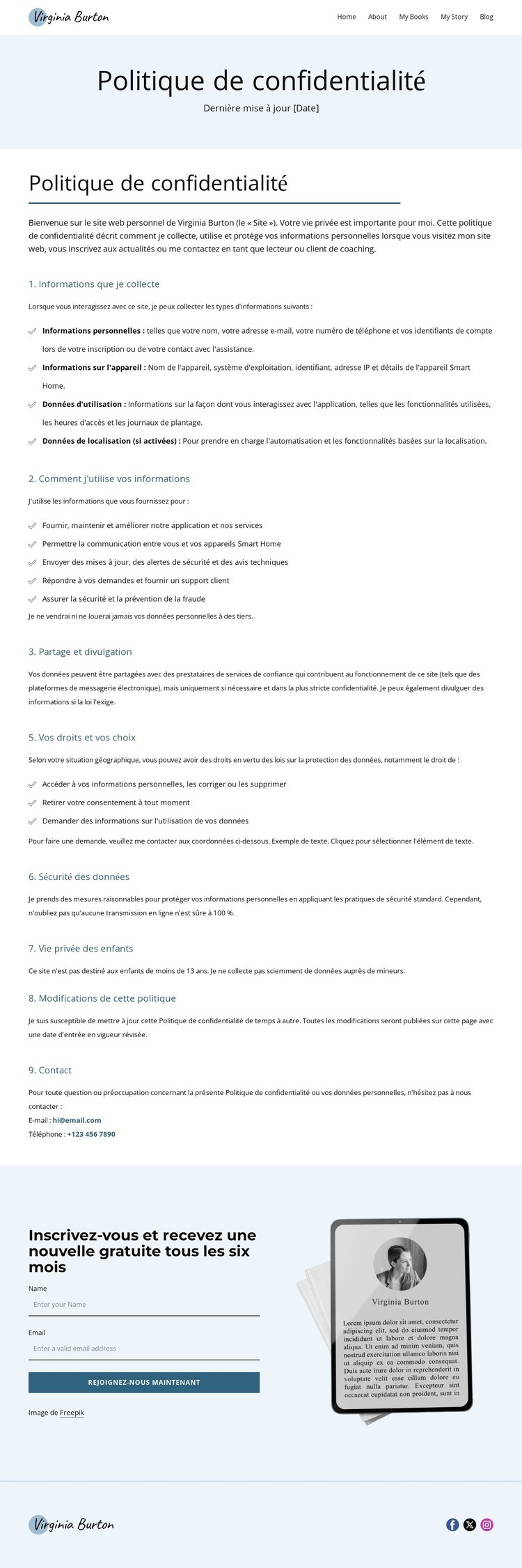 Comment je protège vos données Conception de site Web