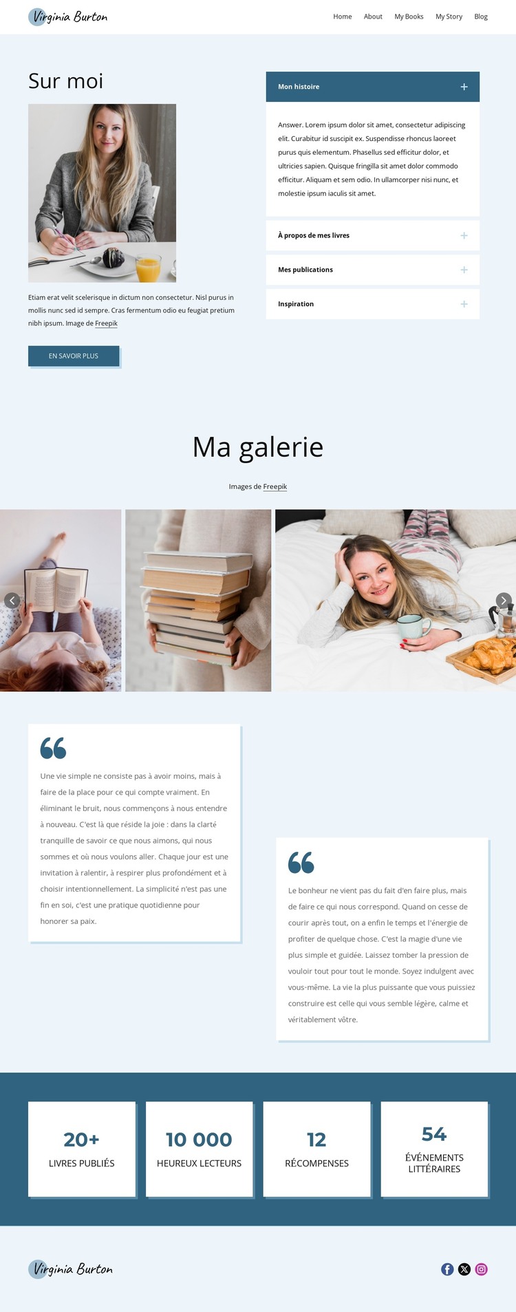 Mon histoire, ma mission Modèle HTML
