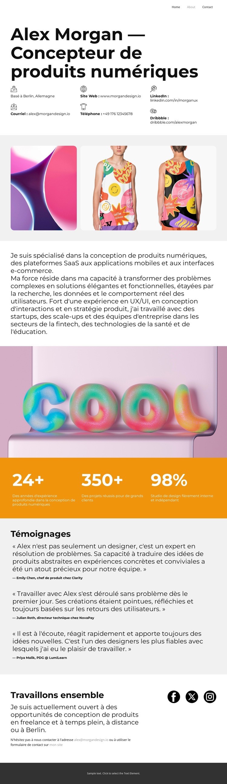 Du concept au lancement Modèle