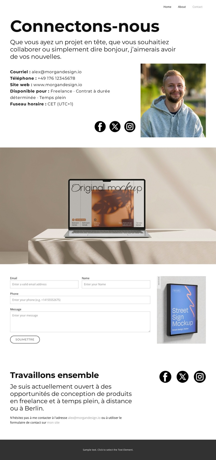 Conception numérique performante Thème WordPress