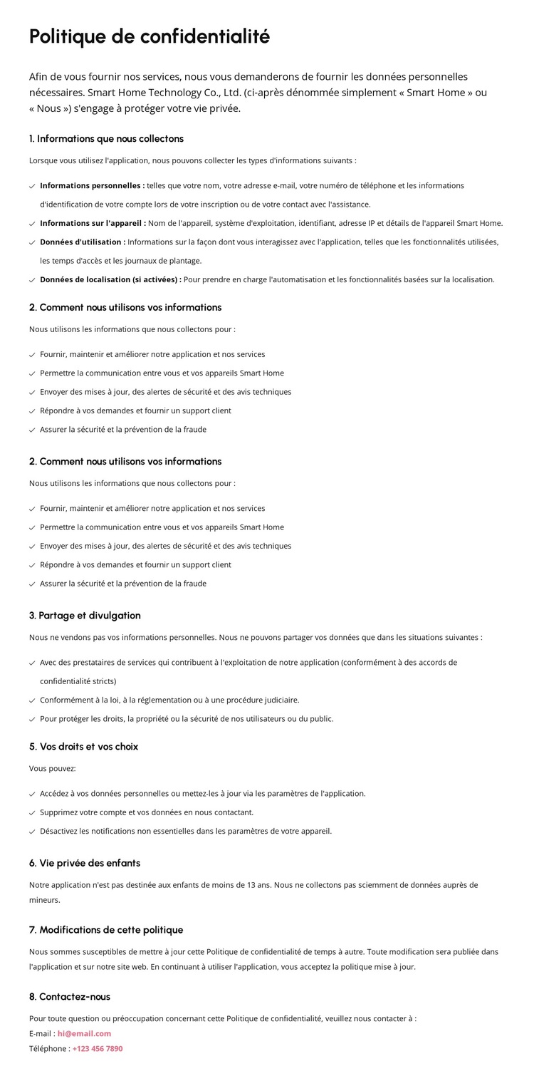 La confiance commence par la transparence Thème WordPress