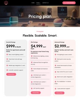 Exclusive Html Code For Flexible Pricing Plans