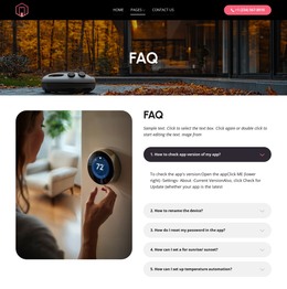 Smart Home App Faq