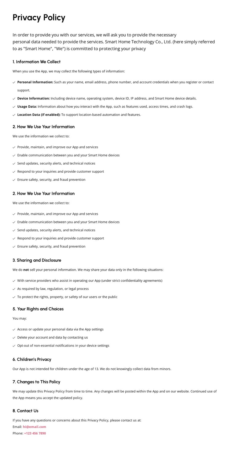 Trust begins with transparency HTML Template