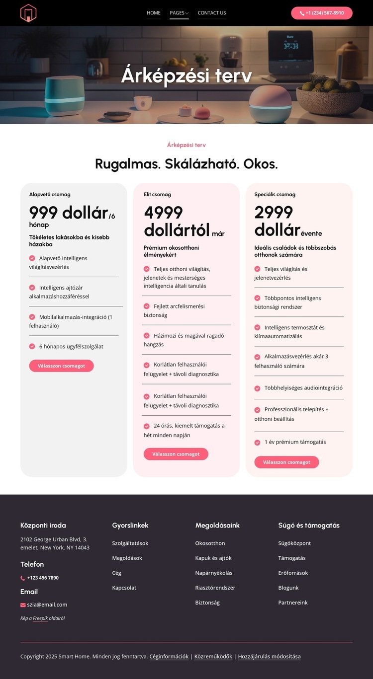 Rugalmas árképzési tervek Sablon