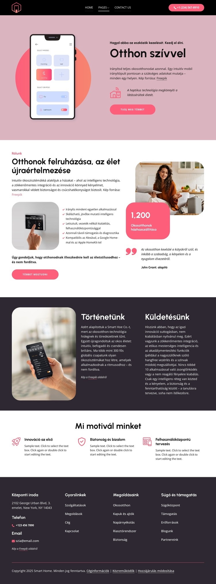 A zökkenőmentes élet itt kezdődik Sablon