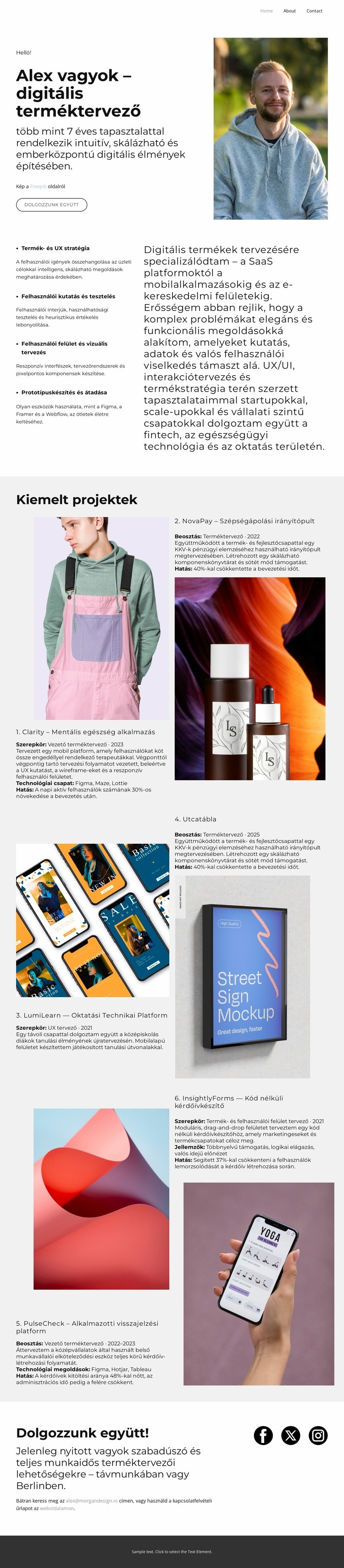 Pixel tökéletes minden alkalommal Weboldal sablon