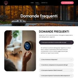 Domande frequenti sull'app per la casa intelligente Modelli