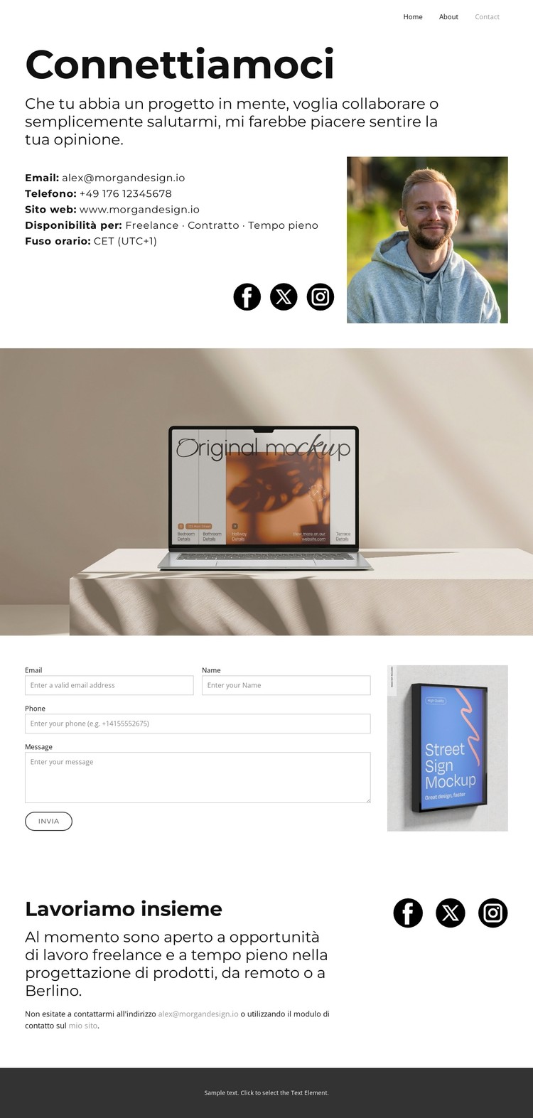Design digitale performante Modello CSS