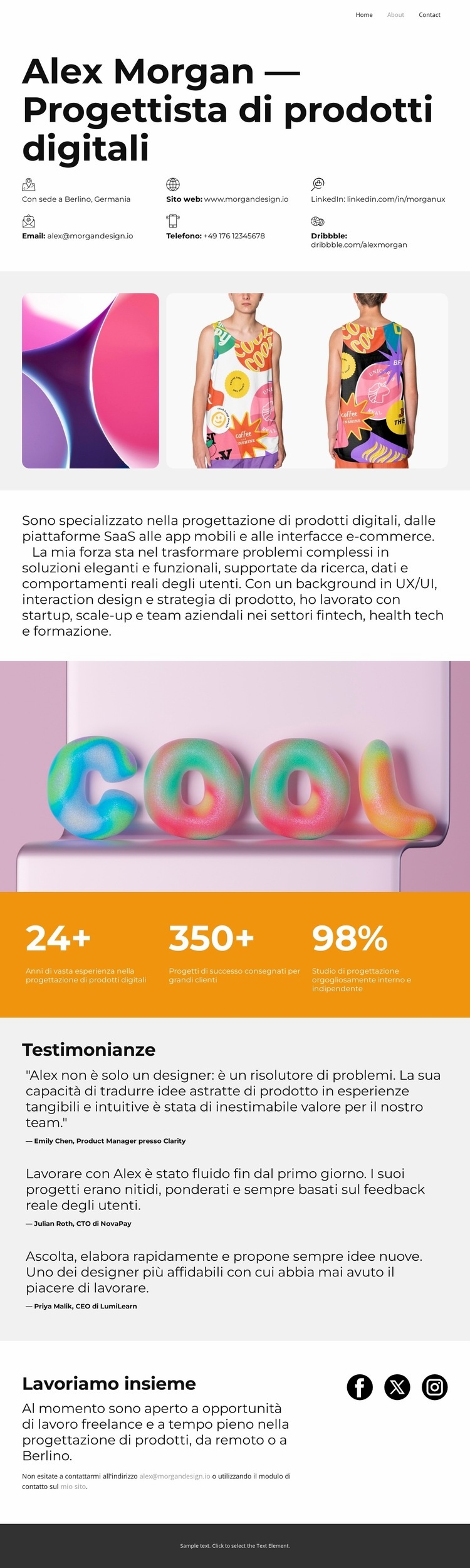 Dal concetto al lancio Modello