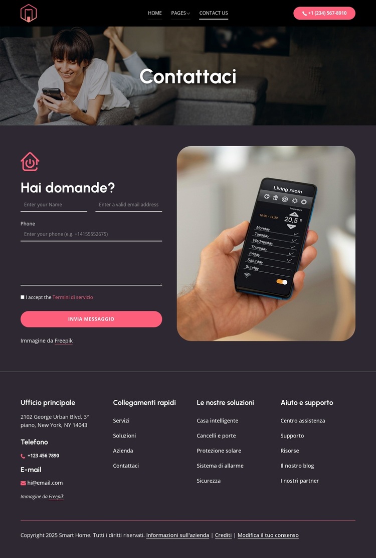 Se hai domande Tema WordPress