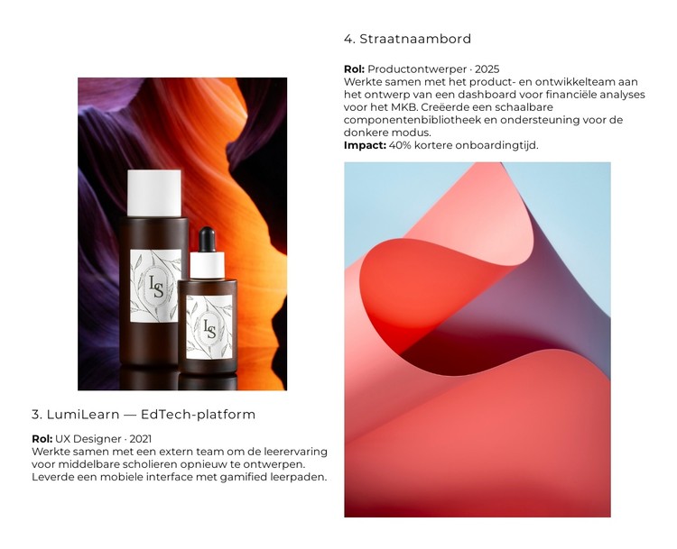 Naadloze gebruikersreizen creëren CSS-sjabloon