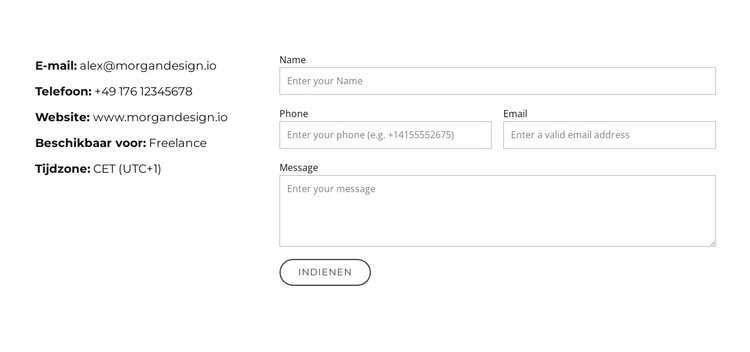 Ideeën omzetten in interfaces CSS-sjabloon
