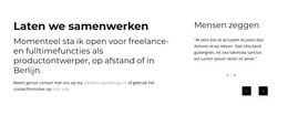 HTML-Website Voor Interfaces Gebouwd Voor Mensen