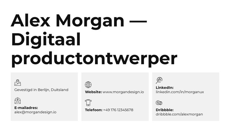 Mooie interfaces die werken HTML-sjabloon