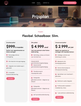 Flexibele prijsplannen Sjablonen