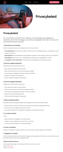 Slim leven, veilige data WordPress-thema's