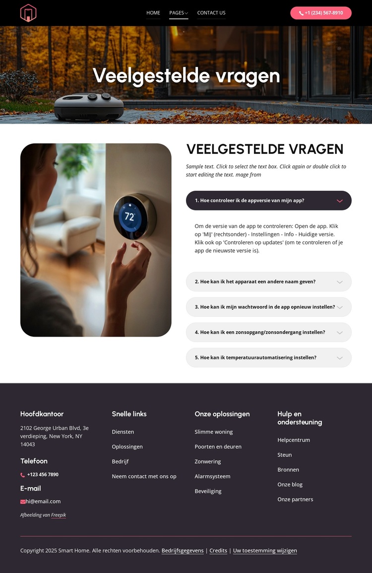 Veelgestelde vragen over de Smart Home-app WordPress-thema
