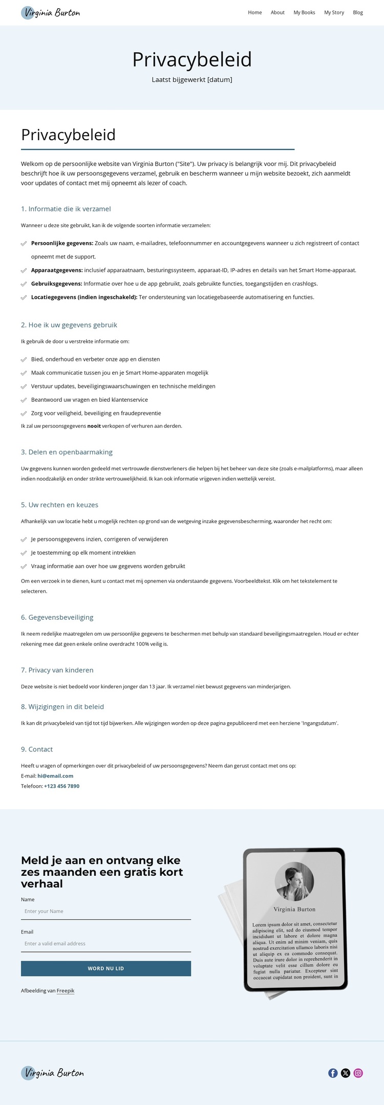 Hoe ik uw gegevens bescherm WordPress-thema