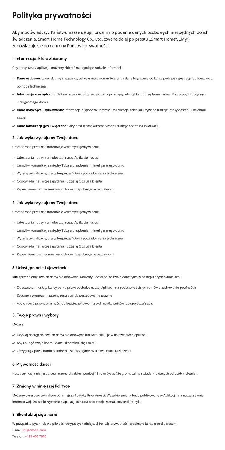 Zaufanie zaczyna się od przejrzystości Projekt strony internetowej