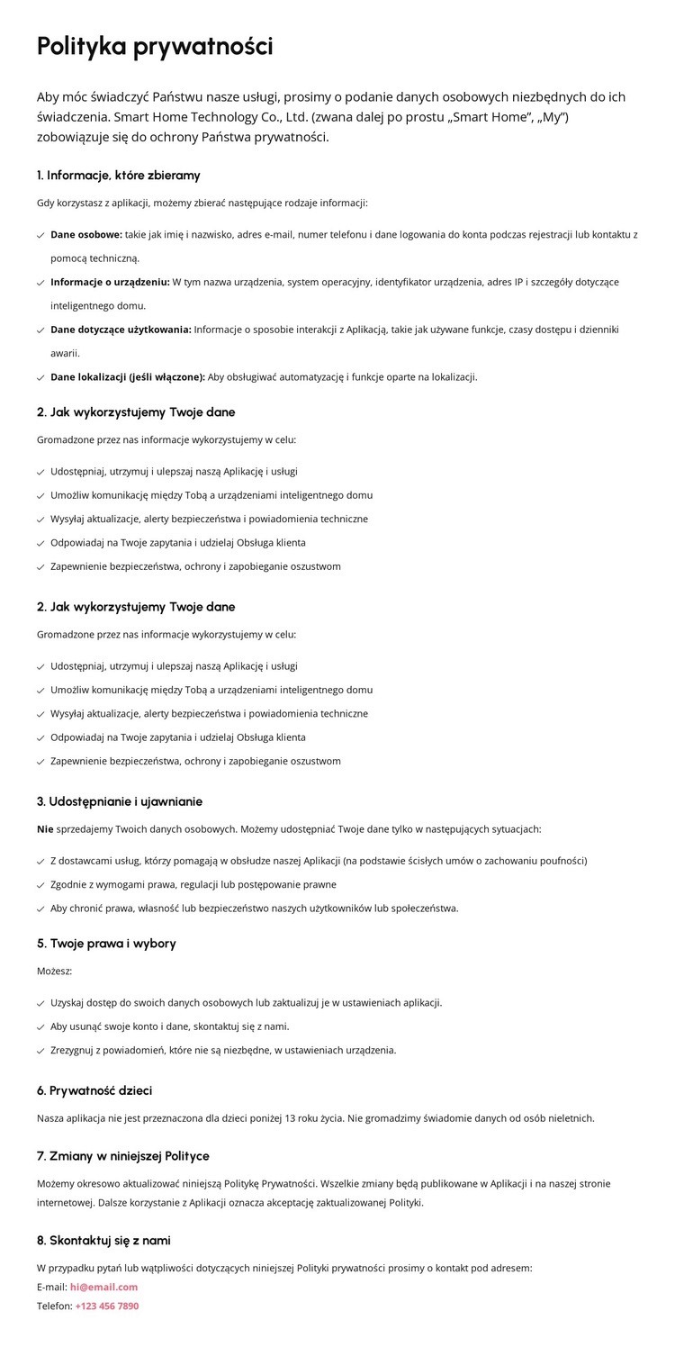 Zaufanie zaczyna się od przejrzystości Szablon