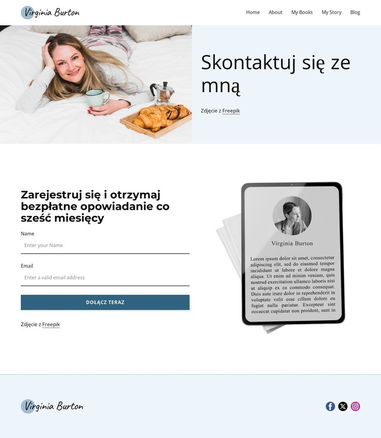 Pobierz krótkie opowiadania Szablon