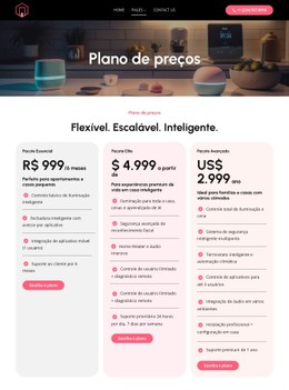 Planos de preços flexíveis Modelos CSS