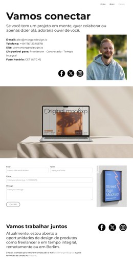 Design Digital Que Executa Modelo HTML CSS Responsivo