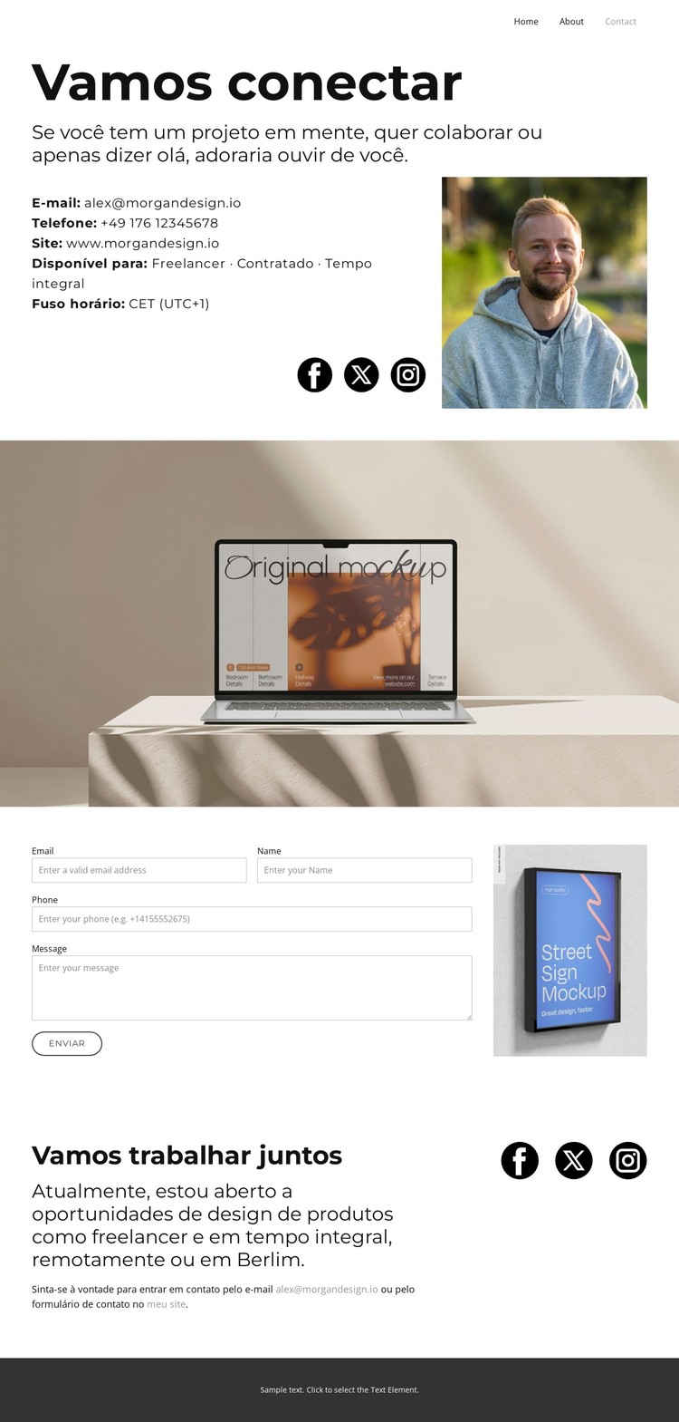 Design Digital que Executa Template CSS