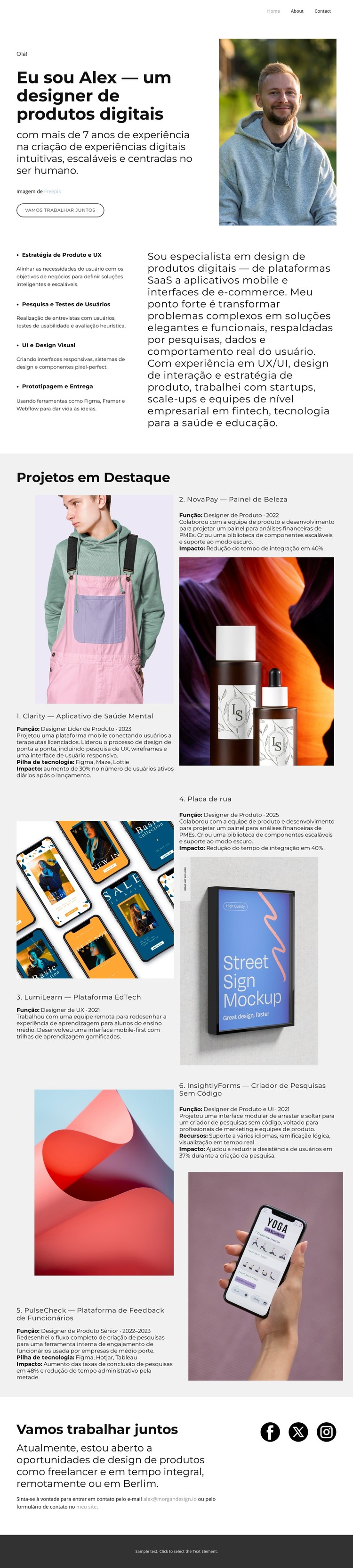 Pixel perfeito todas as vezes Modelo HTML