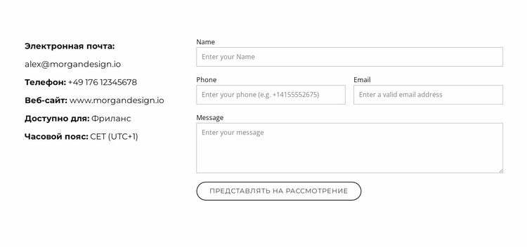 Превращение идей в интерфейсы Шаблон Joomla