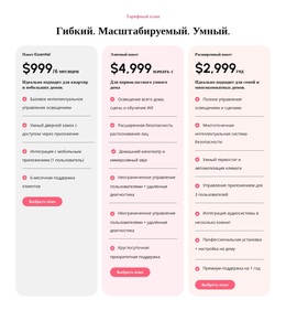 Масштабируемые Тарифные Планы