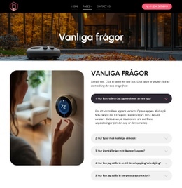 Vanliga frågor om smarta hem-appar Mallar