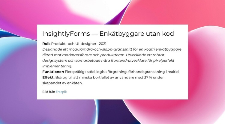 Intuitiv, skalbar, effektiv Mall