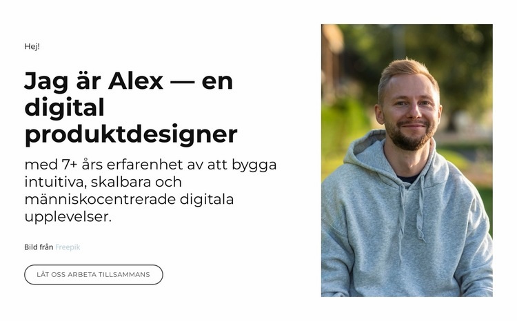 Designa för verklig effekt Webbplats mall