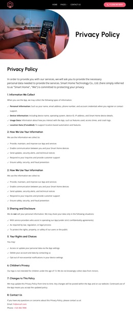 Smart living, safe data Templates