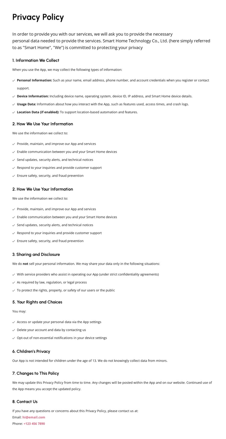 Trust begins with transparency Template