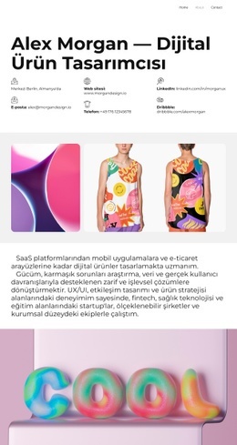 Konseptten Lansmana - Yaratıcı Çok Amaçlı Şablon