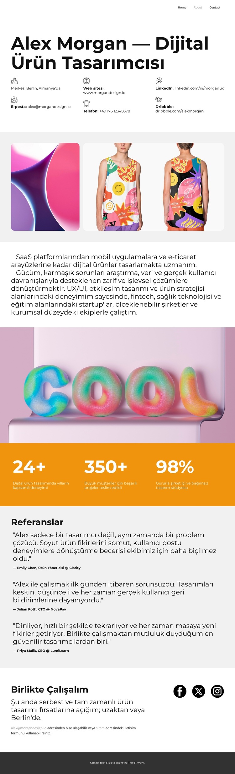 Konseptten Lansmana WordPress Teması