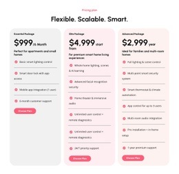 Scalable Pricing Plans
