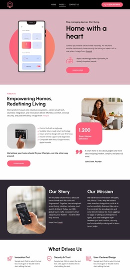Exclusive Homepage Design For Seamless Living Starts Here