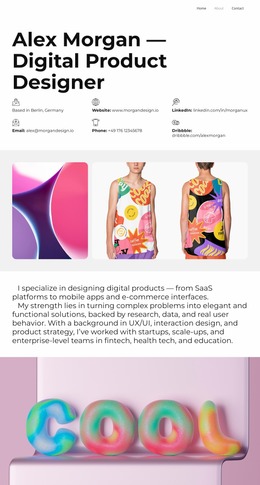 From Concept To Launch - Functionality Website Mockup