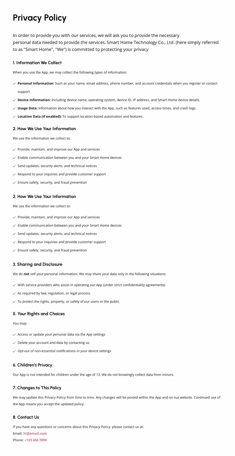 Trust begins with transparency Website Mockup