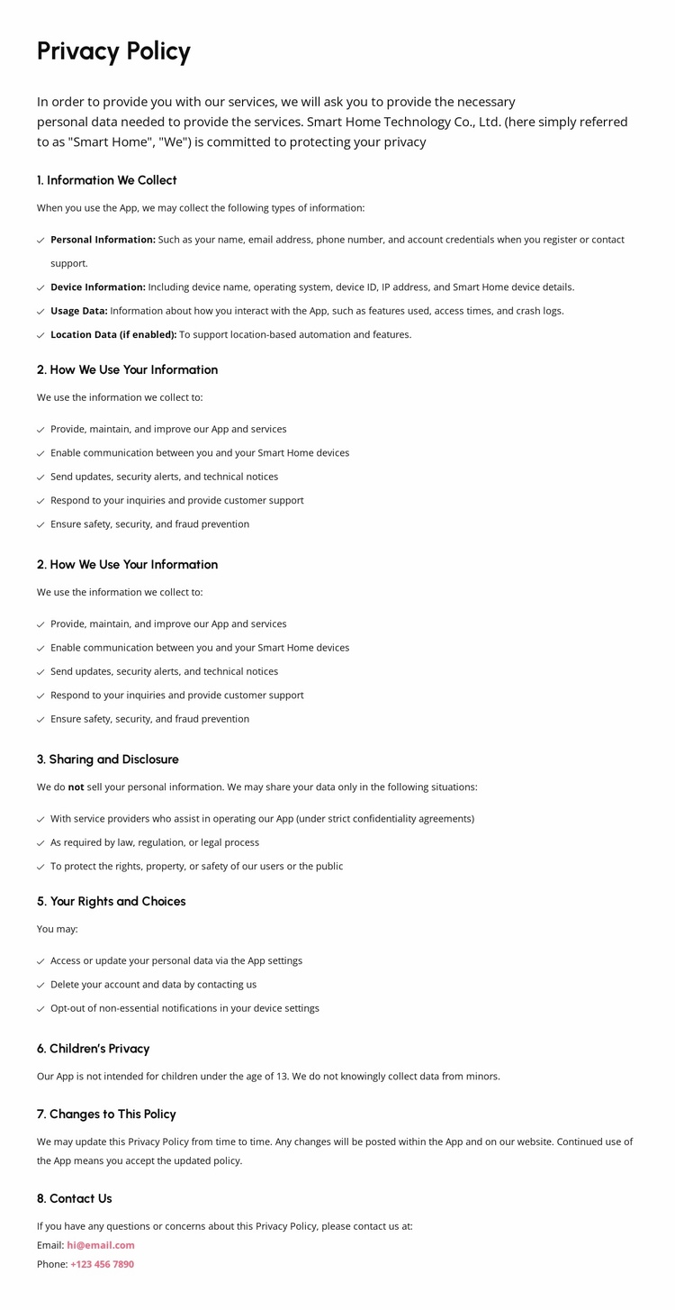 Trust begins with transparency Website Template