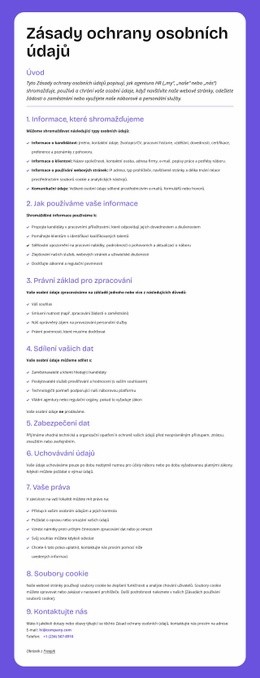 Ochrana Soukromí Na Podnikové Úrovni