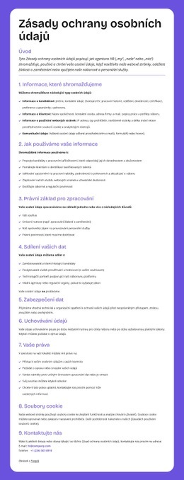 Ochrana Soukromí Na Podnikové Úrovni